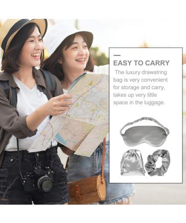 Luxury Sleep Mask Set Soft Eye Masks & Headbands for Women | Night Blindfolds & Storage Bags | Perfect Travel Accessory - Buy Online on GoSupps.com