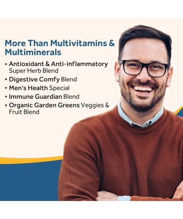 Doctor's Recipes Men's Multivitamin Supplement - Immune Boost & Energy - 90 Tablets - Buy Online on GoSupps.com