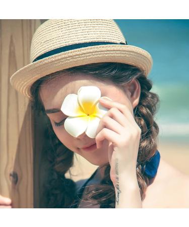 16 Pcs Plumeria Hair Clips - Multicolor Hawaiian Floral Barrettes for Women - Tropical Luau Festival Headpiece - Buy Online on GoSupps.com