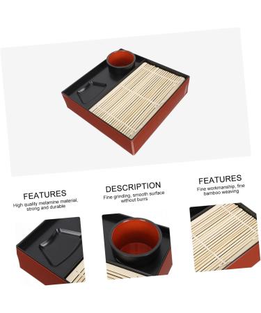 Zerodeko 1 Set Japanese Cold Noodle Plate Wood Pallets Cheese Platter Board Restaurant Cold Noodle Dish Zaru - Buy Online on GoSupps.com