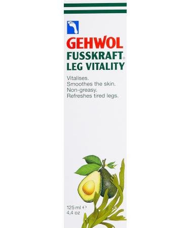 Gehwol Fusskraft Leg Vitality 125 ml - Non-Greasy Foot & Leg Cream for Preventing Dry Skin | Buy Internationally - Buy Online on GoSupps.com