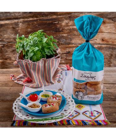 Erofili Avgenakis Greek Rye Rusks - Pack of 2 x 400g (800g) - Authentic Greek Snack for International Shipping - Buy Online on GoSupps.com