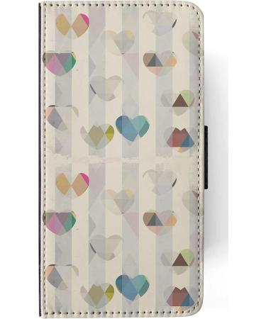 Buy Protective Case for Apple iPhone 14 Plus - Love Heart & Stripe Pattern | International Shipping Available - Buy Online on GoSupps.com