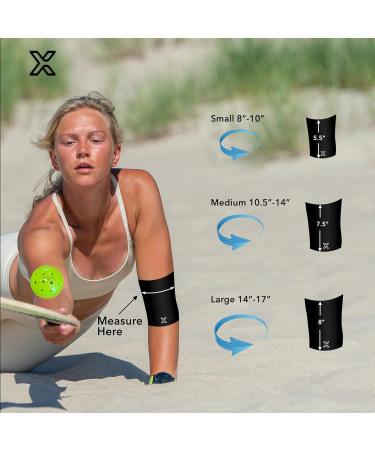 Medical Grade Elbow Compression Sleeve for Golfers & Tennis Elbow Pain Relief - Arthritis & Joint Pain Support for Men & Women (Silver Medium - Buy Online on GoSupps.com