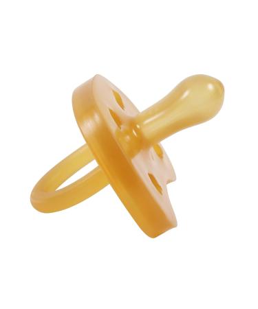 Sweetie Rubber Pacifier | Heart Shape | Natural Rubber | Symmetrical Nipple | Size 6-12 Medium | 1 Count - Buy Online on GoSupps.com