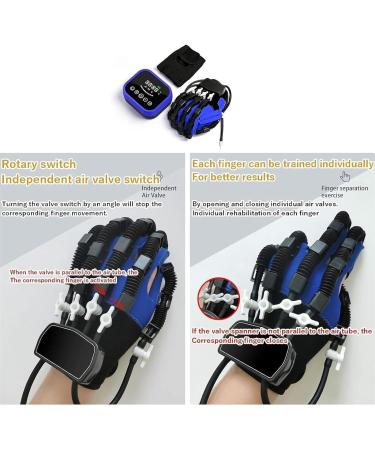 Rehabilitation Robot Gloves Rehab Orthosis Finger Hand Function Rehabilitation Trainer Stroke Hand Rehabilitation Gloves for Arthritis Patients RecoveryRehab Orthosis Blau L-Linke Hand Blau L-Linke Hand - Buy Online on GoSupps.com