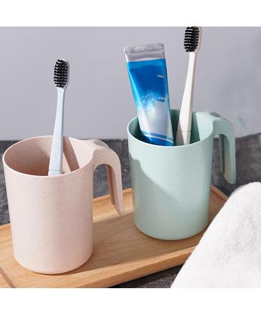 Buy Modern Mouthwash & Toothbrush Cups - Portable Bathroom Mug for Home & Travel - Buy Online on GoSupps.com