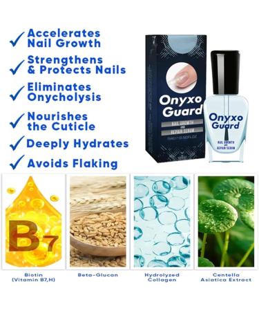  1/2/3/4/5/6 Nail Conditioner for Damaged Nails Nail Strengthener for Weak Nails Onyxoguard Nail Growth and Repair Serums Essence Nail Hardener Extra Strong and Growth Nail Guards for Strength - Buy Online on GoSupps.com