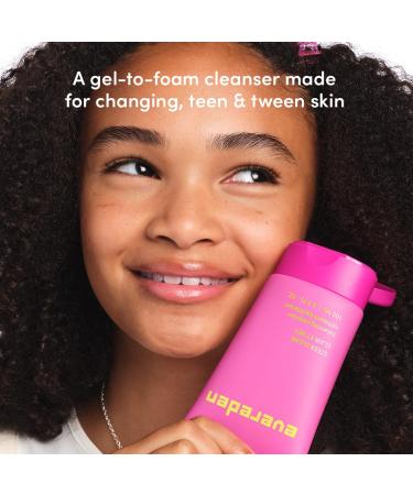 Evereden Pre-Teen Collection: Triple Green Tea Steer Clear Balancing Jelly Cleanser Face Wash Let's Bounce Gel-Cream Face Moisturizer & Balance Up Water-Based Toner Pads for Face Preppy Skincare - Buy Online on GoSupps.com