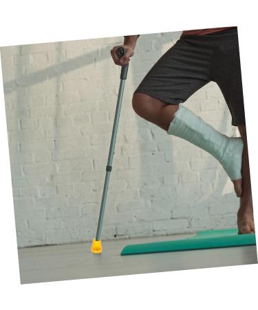 Healeved 6 Anti-Slip Pads for Crutches & Walking Sticks | Durable Trekking Stock Caps | Blushed Wooden Rubber Tips - Buy Online on GoSupps.com
