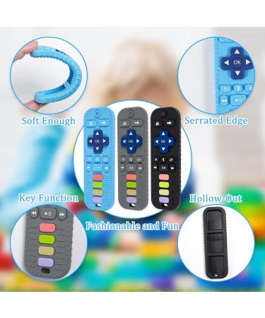 Buy Bite Ring Baby Toy | Dental Aid for Infants 0-6 Months | Safe & Soothing Gray & Blue | Perfect for Teething - Buy Online on GoSupps.com