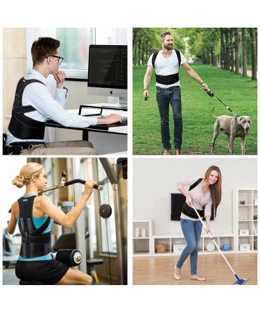 Posture Corrector Full Back Brace for Women & Men - Corrective Support for Scoliosis, Hunchback, and Pain Relief - Size L (35-39) - Buy Online on GoSupps.com