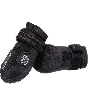 TRIXIE Non-Slip Dog Shoes for Paw Protection | Walker Active L-XL 2 Pcs Black - 19466 | International Shipping Available - Buy Online on GoSupps.com