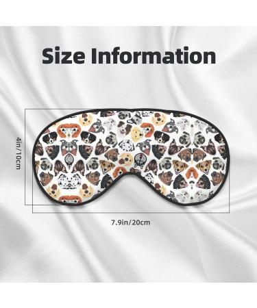 Shop SSIMOO Dog Soft Sleep Eye Mask - Breathable Eye Patch for Women | Perfect Travel & Relaxation Accessory - Black - Buy Online on GoSupps.com