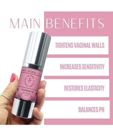 Her Hygiene Co. Vaginal Tightening Gel - Natural Rejuvenation for Women s Health - Fights Dryness, Promotes Healthy pH - Easy to Use - Buy Online on GoSupps.com