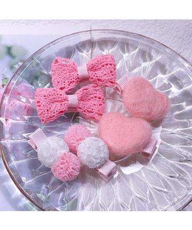 ibasenice 3 Pairs Hair Clips Women Heart Hair Barrette Bow Hair Pin Cute Hair Accessories for Party - Buy Online on GoSupps.com