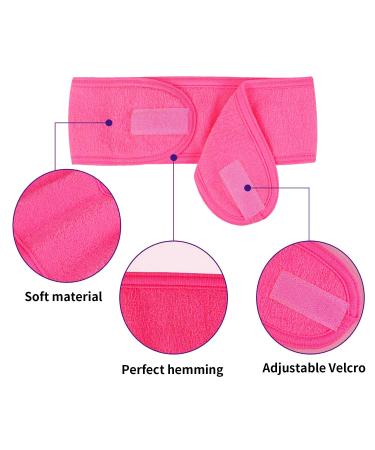 Shop Lattcure Adjustable Terry Hair Band | 3-Piece Makeup & Spa Headband for Women & Girls - Hair Protection Velcro Fastener - Buy Online on GoSupps.com