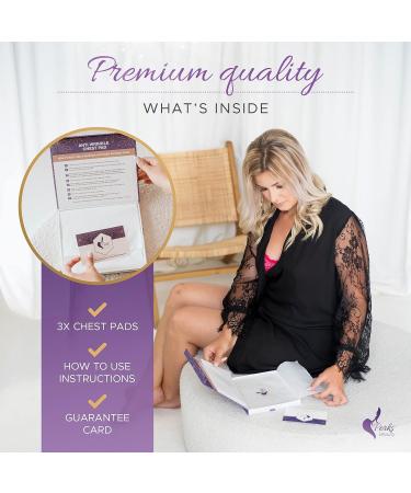 Perks Beauty Anti Wrinkle Chest Pads - Reusable Silicone Patch for Women - Overnight Solution - Buy Online on GoSupps.com