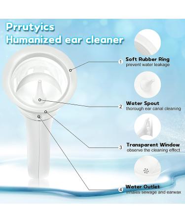 Electric Ear Wax Removal Kit | 4 Clean Modes | Safe & Effective Irrigation Flushing | For Adults & Kids | 3 Ear Tips - Buy Online on GoSupps.com