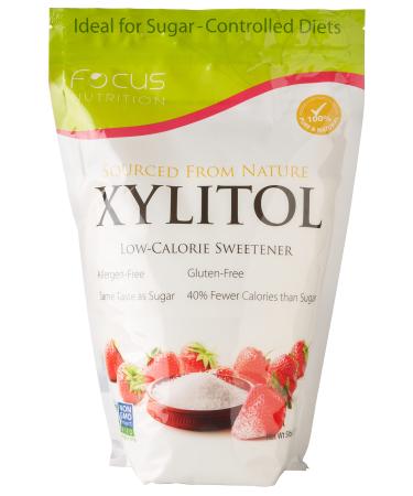 Focus Nutrition, Xyloburst, Sugar-Free, Non-GMO, Gluten-Free Xylitol Low Calorie Sweetener - 5 lb. Ziplock Bag