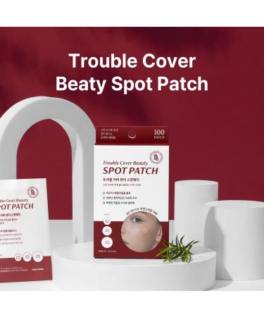 Trouble Cover Calming Clear Spot Patches - 100 Count Hydrocolloid Acne Treatment for Zits Pimples & Blemishes | Korean Spot Patch for Troubled Skin - Buy Online on GoSupps.com