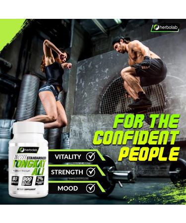 Tongkat Ali for Men - 200:1 Root Supplement 1200mg Eurycomanone 30 Day Supply Longjack Extract Capsules | Enhance Stamina & Vitality - Buy Online on GoSupps.com