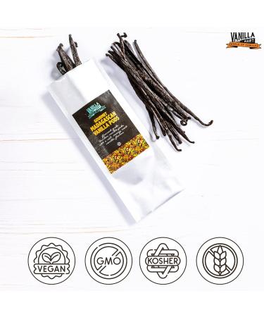Vanilla Mart - 1kg of Madagascar vanilla pods Grade A vanilla seeds Premium Madagascar vanilla pods Vanilla pods and beans from around the world - Buy Online on GoSupps.com