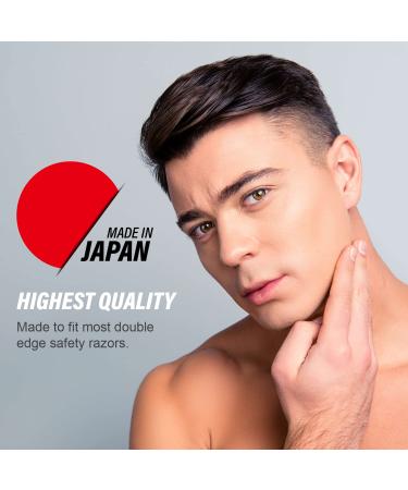 Feather Double Edge Safety Razor Blades - 10 Count (Pack of 1) - Buy Online on GoSupps.com