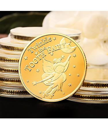 Tooth Fairy Coins - 16 Gold Pieces for Boys and Girls - Commemorative Gifts with Unique Patterns - Lost Tooth Children's Souvenir - Buy Online on GoSupps.com
