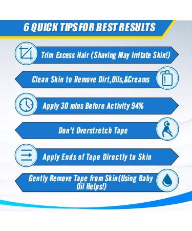 (3 Pack) Kinesiology Tape - Waterproof Muscle Tape for Athletes - 2 Inch x 16.4 Ft - Brown - Buy Online on GoSupps.com