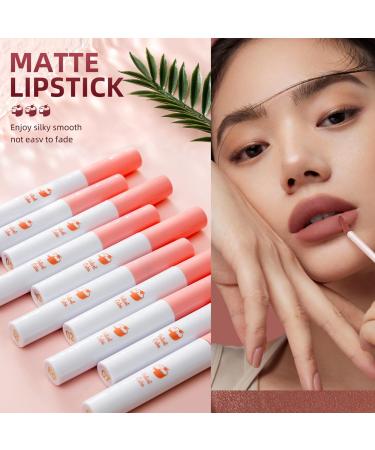 10 Colors Velvet Matte Lip Tint Set - Waterproof Long Lasting Natural Ingredients | International Shipping Available - Buy Online on GoSupps.com