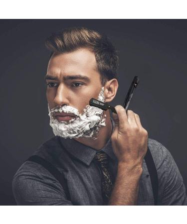 100 Blades + Facn Professional Wooden Straight Edge Barber Razor - High-Quality Salon Shavette - Buy Online on GoSupps.com