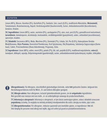 Buy Amazon Lentil Stew with Carrots & Potatoes - 800g Vegetarian Meal | International Shipping - Buy Online on GoSupps.com