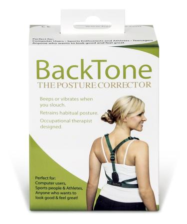 Jobri BackTone BioFeedback Posture Trainer - Correct Poor Posture Stand Straight Size Medium - Buy Online on GoSupps.com