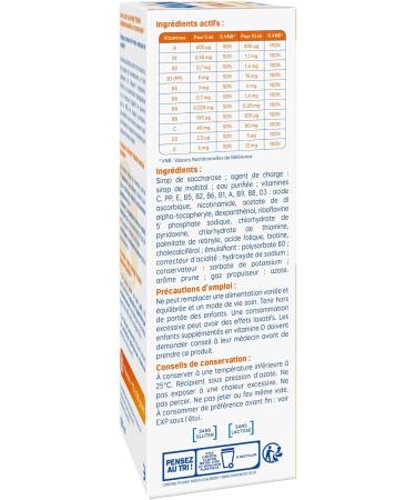 Alvityl - Multivitamin oral solution - 11 vitamins 100% of NRV - From 3 years old fruity taste - 150mL - Buy Online on GoSupps.com