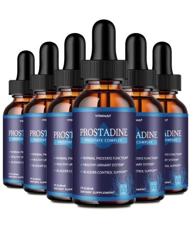 Vitavault Prostadine Potent Prostate Support Liquid Drops Highly-Rated Prostadine for Overall Prostate Wellness Easy-to-Use Dropper Form (6 Pack)