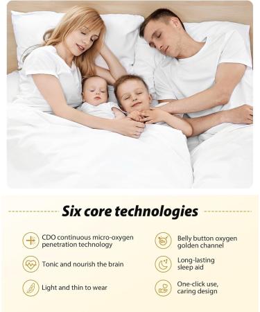 EGQINR Oxygen Sleep Aid Apparatus - Natural Insomnia Relief for Adults | Stress Relief & Better Sleep | Boost Vitality - White - Buy Online on GoSupps.com