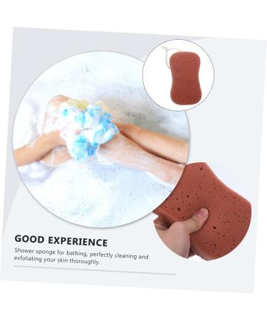 BIUDECO Bath Sponge Bath Scrubber Bath Exfoliating Cleaning Sponge Bath Exfoliating Sponge Shower Exfoliating Sponge Brush Shower Pouf Brush Bath Body Scrubber Shower Sponge Brush - Buy Online on GoSupps.com