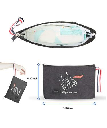 USB Baby Wipe Warmer  Razzil 5V Portable USB Baby Infant Wet Wipes Warmer Bag for Travel and On The Go - Buy Online on GoSupps.com