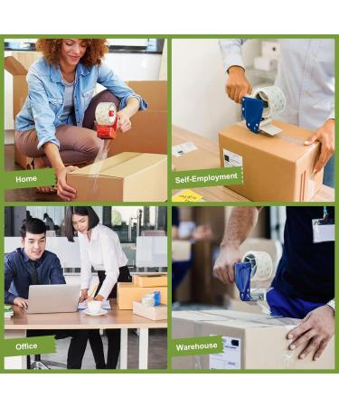 Anylabel Clear Packing Tape 1.88" x 54.6 Yards 6 Rolls 3" Core for Moving Sealing Packaging Shipping Storage Packaging Tape Refills for Dispenser - Buy Online on GoSupps.com