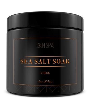 Mineral Sea Salt Soak - Citrus 16oz (453gr)