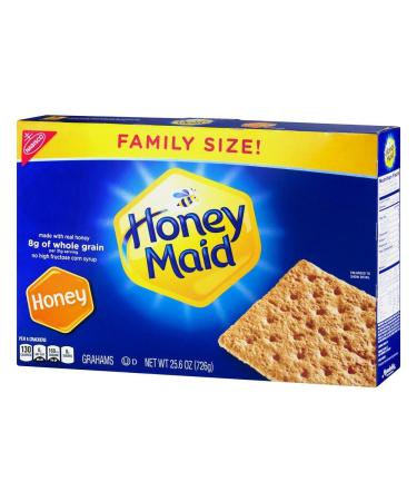 Nabisco Honey Maid Honey Grahams Family Size. (25.6 Ounce Boxes, 2-Pack)
