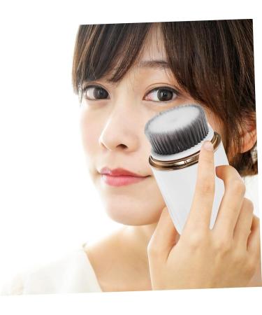Housoutil Electric Facial Brush Face Scrubber Electric Face Scrub Brush Face Brush Face Cleaner Brush Rubber Face Scrubber Exfoliating Face Cleansing Brush Tool White The Face Silica Gel - Buy Online on GoSupps.com