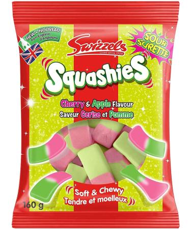 Swizzels Squashies- Cherry & Apple Flavour -10 Bags (160 Grams /Bag) - Buy Online on GoSupps.com