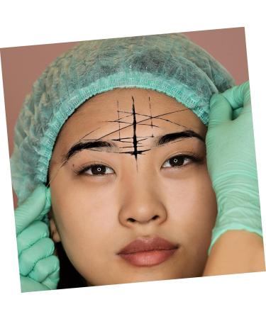 FOMIYES Ink Pattern Embroidery Thread Ruler Eyebrow Measuring Ruler Brows Microblading Ruler Draw a Line - Buy Online on GoSupps.com