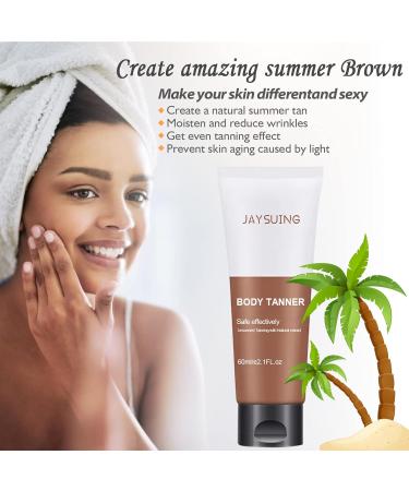 Self Tanning Cream Self Tanning Fluid Self Tanning Cream Face and Body Self Tanning Lotion Instant Tanner For A Delicate and Natural Tanning 60ml - Buy Online on GoSupps.com