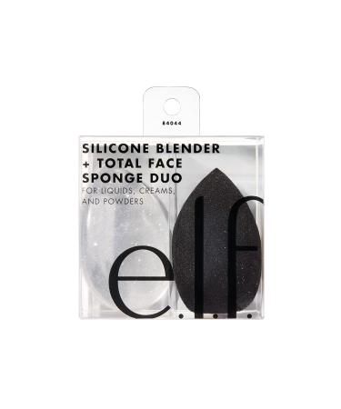 e.l.f. Silicone Blender Highlighting Sponge Duo - Apply Face Makeup Highlighter & Concealer - Vegan & Cruelty-Free - International Shipping Available - Buy Online on GoSupps.com