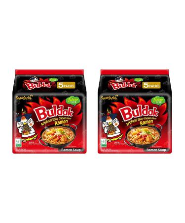 Samyang Buldak Stew Type Hot Chicken Noodle Challenge Ramen (Pack of 10) by CNMART 145.00 g (Pack of 10) - Buy Online on GoSupps.com