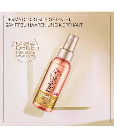 Wella Deluxe Light Hair Oil 100ml - Shine & Smoothness Frizz Control for Fine Hair Enriched with Avocado & Camellia Oil - Buy Online on GoSupps.com