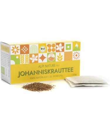  Alpi Nature Alpi Nature Organic St. John's Wort Tea 120 Tea Bags 120g Pack of 6 x 20 x 1g Bags - Buy Online on GoSupps.com